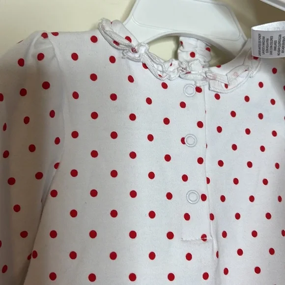 Little Me Christmas Tree Embellished Top, Leggings & Headband Set NWOT Size 9M - Picture 7 of 8